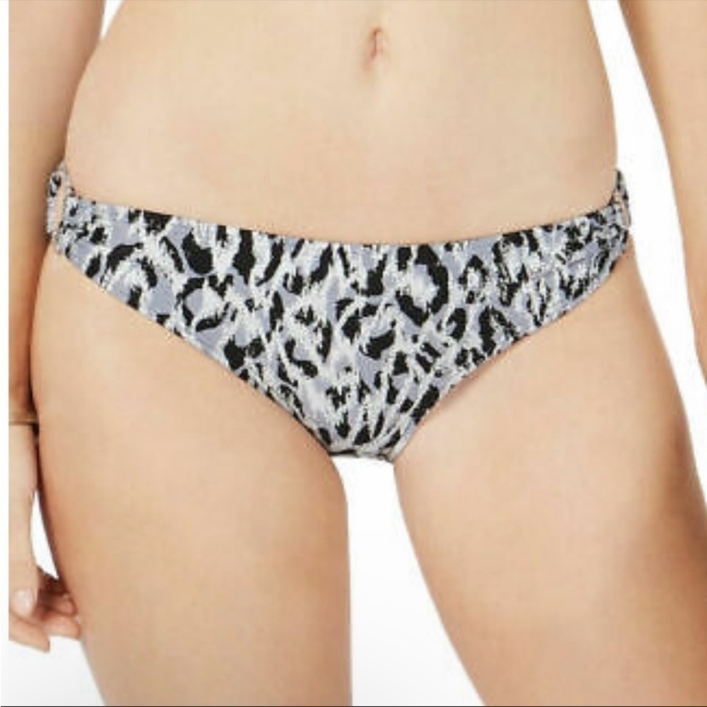 Michael Kors Silver Metallic Leopard Print Bikini - Picture 9 of 10